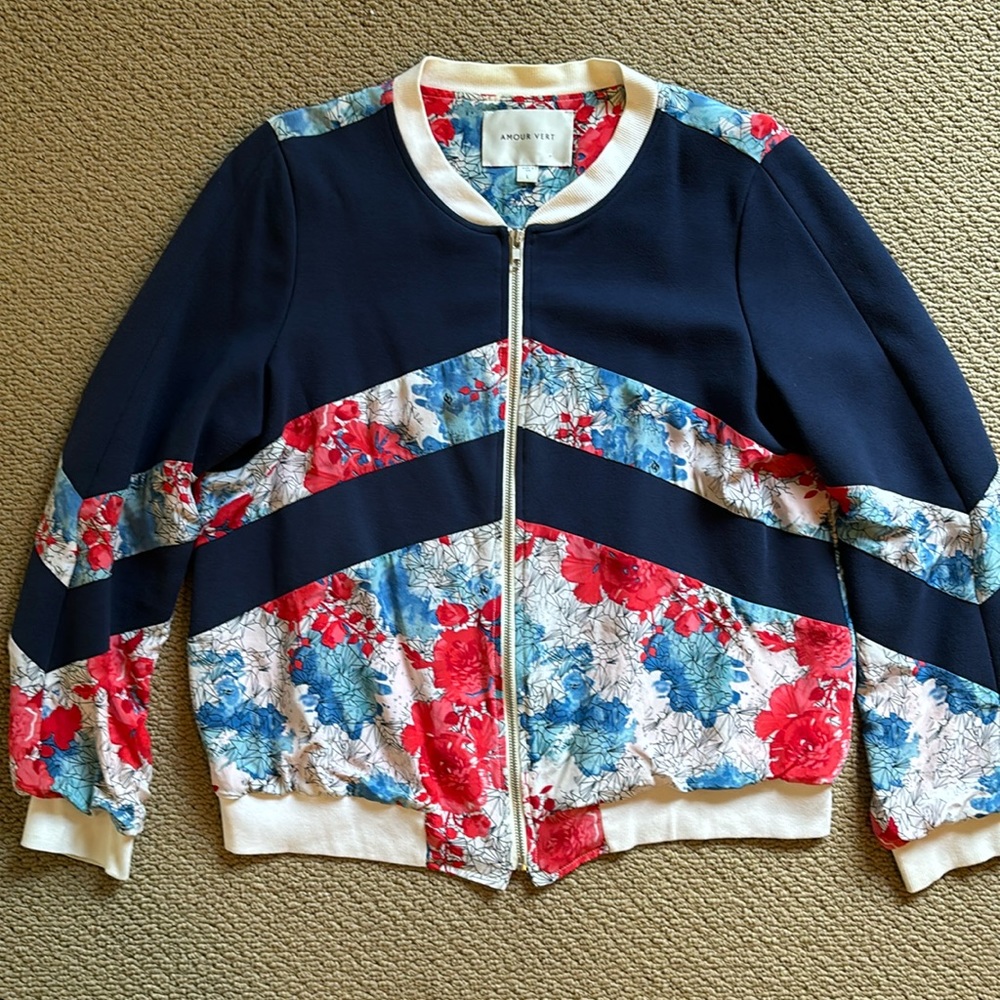 Amour Vert Floral Bomber